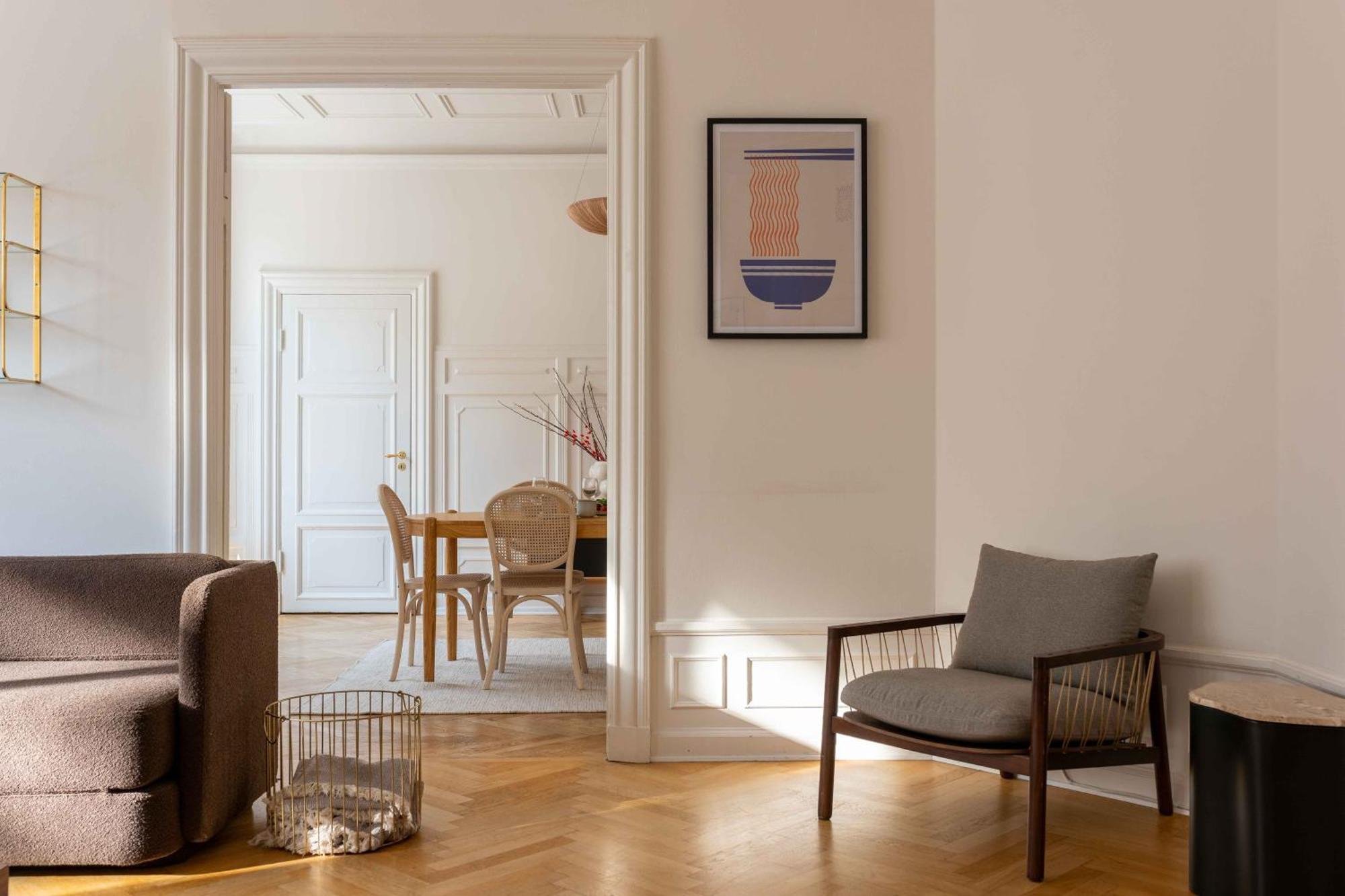 Lovely 3Br Manor Apartment 5 Min From Tivoli Gardens Kopenhagen Bagian luar foto